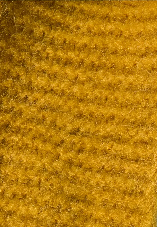 Schmaler Schal in Unifarbe golden honey melange