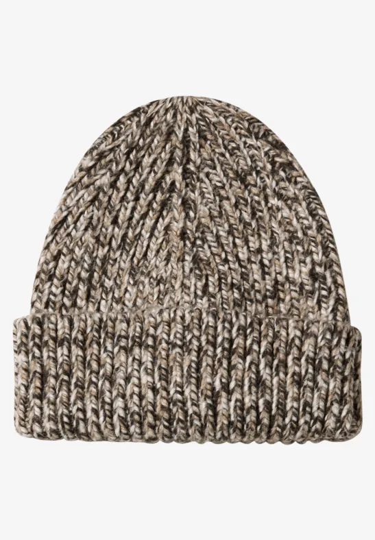 Mouliné-muts truffle brown
