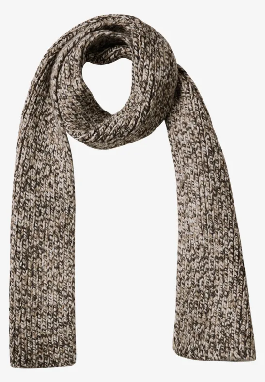 Mouliné Schal truffle brown