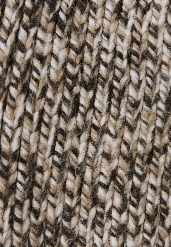 Mouliné Schal truffle brown