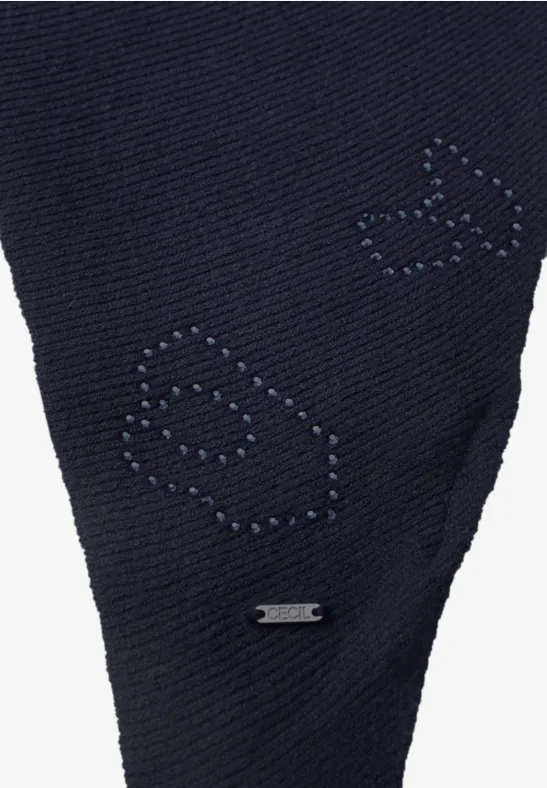 Dreieckstuch mit Glitzerdetails urban dark blue