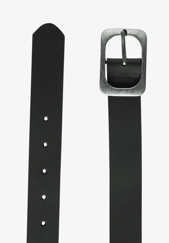 Basic leren riem black