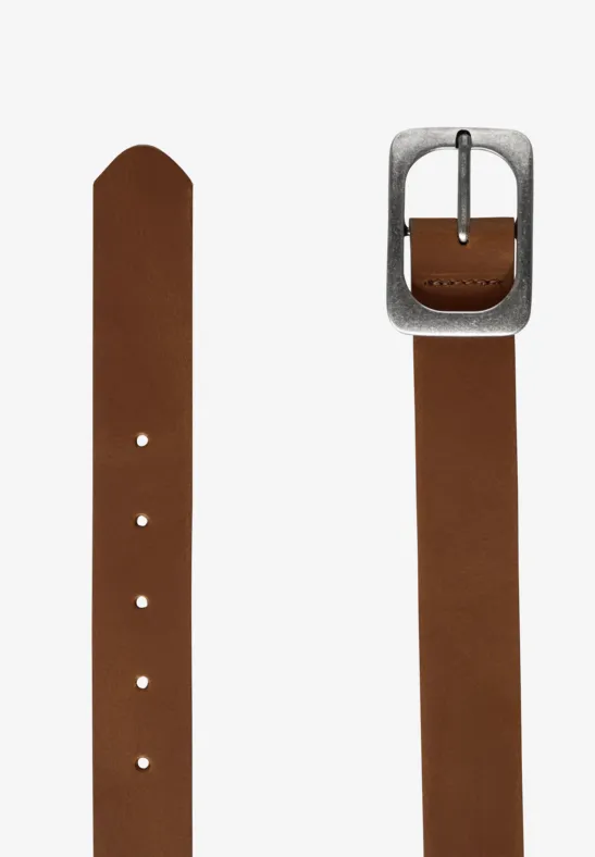 Basic Ledergürtel chestnut brown