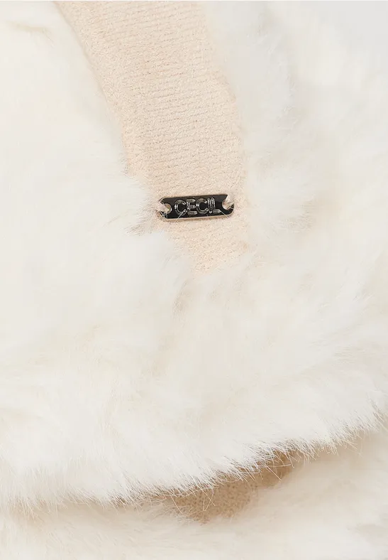 Ears Muffs teddy vanilla white