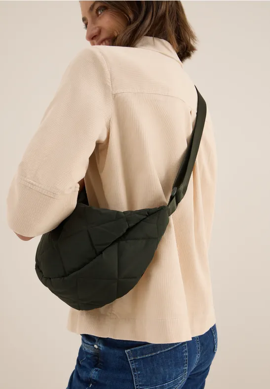 Tasche mit Steppmuster olive wood