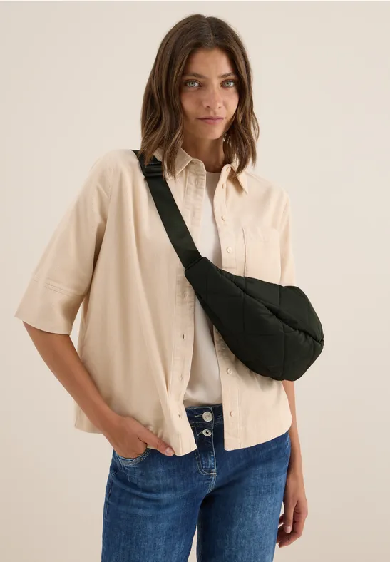 Tasche mit Steppmuster olive wood