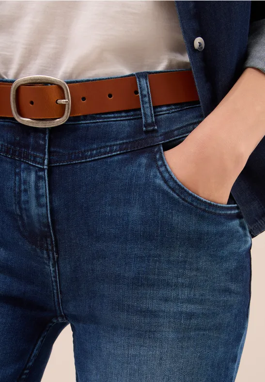 Ledergürtel chestnut brown