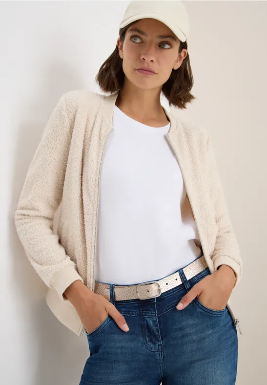 Leren riem met glitters null