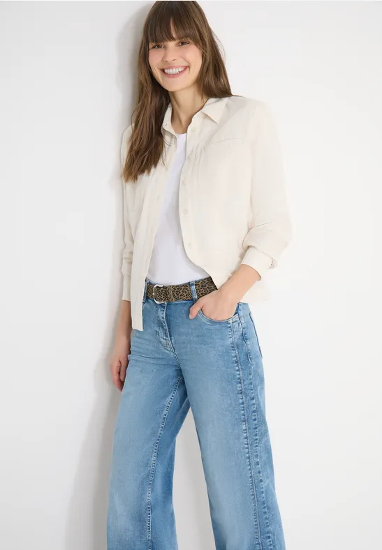 Gürtel mit Leo-Muster Black