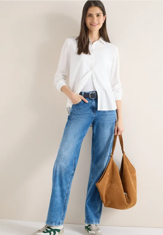 Pasek o wyglądzie zamszu suede deep blue