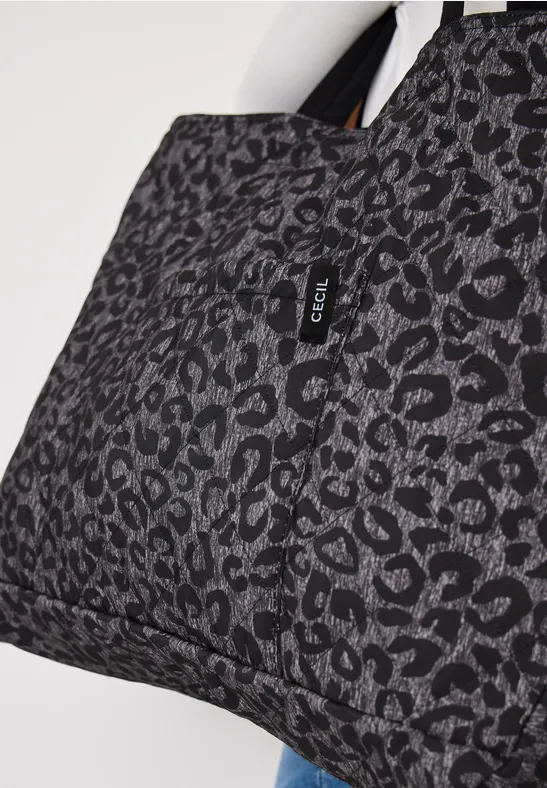 Shopper réversible Black