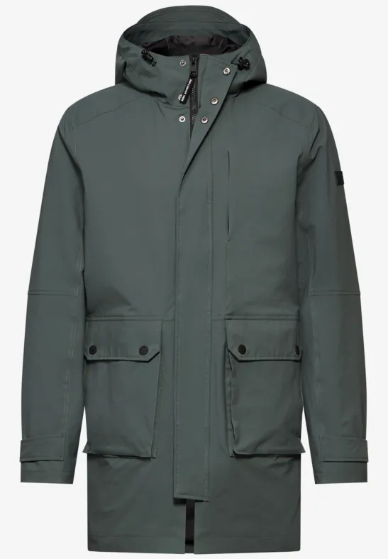 Parka softshell dusty green
