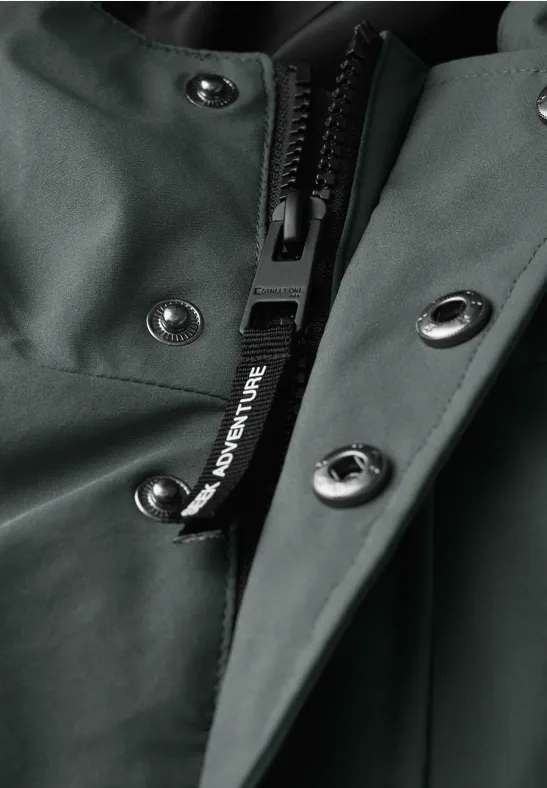 Parka softshell dusty green