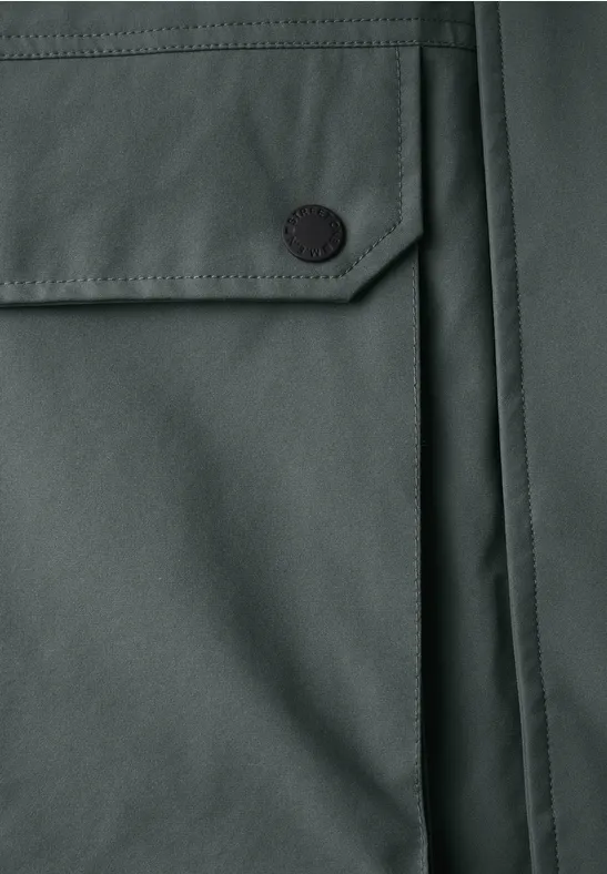 Parka softshell dusty green