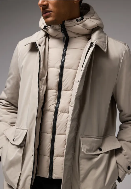 Veste d'hiver pure beige