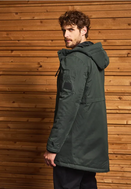 Parka met capuchon woodland green