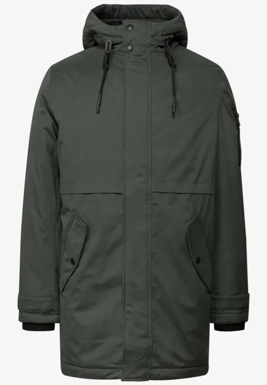 Parka met capuchon woodland green