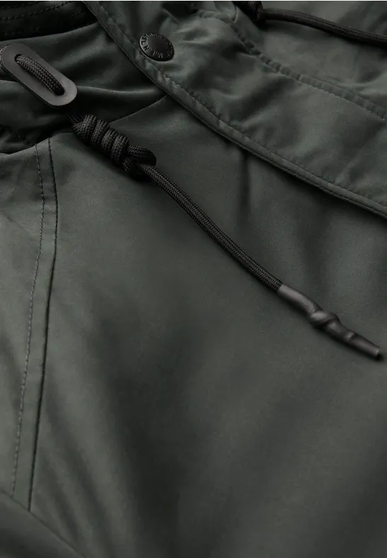 Parka met capuchon woodland green