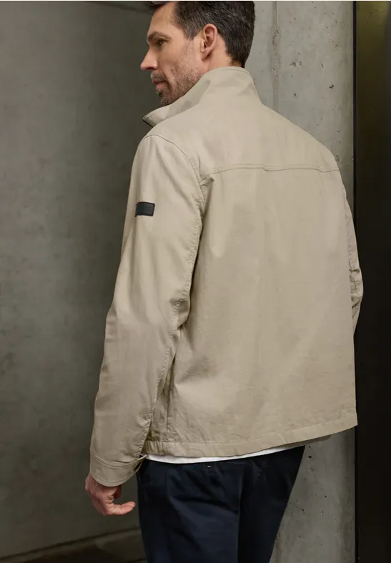 Veste au look délavé sandy beige