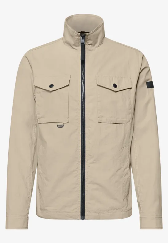 Veste au look délavé sandy beige