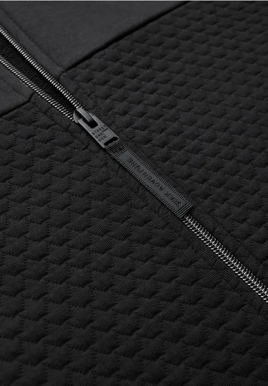 Veste avec structure 3D Black