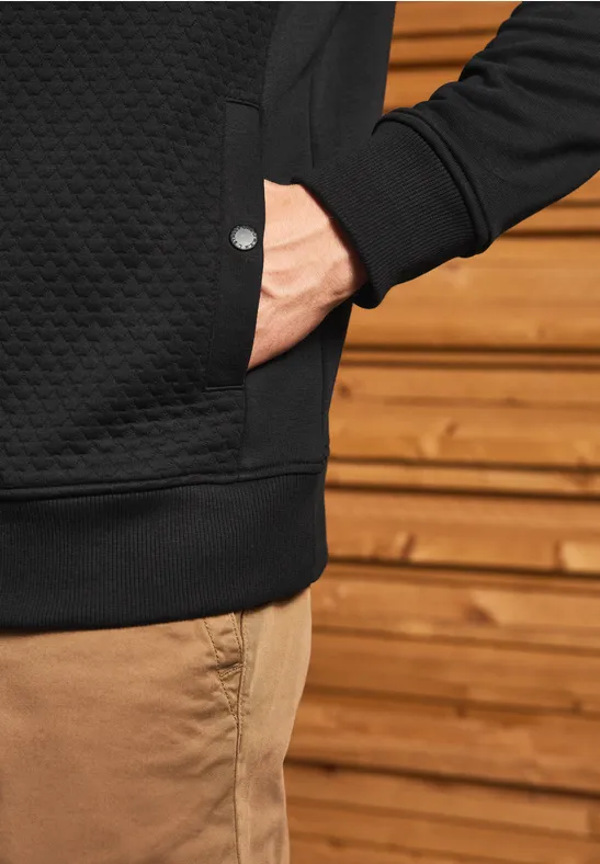 Veste avec structure 3D Black