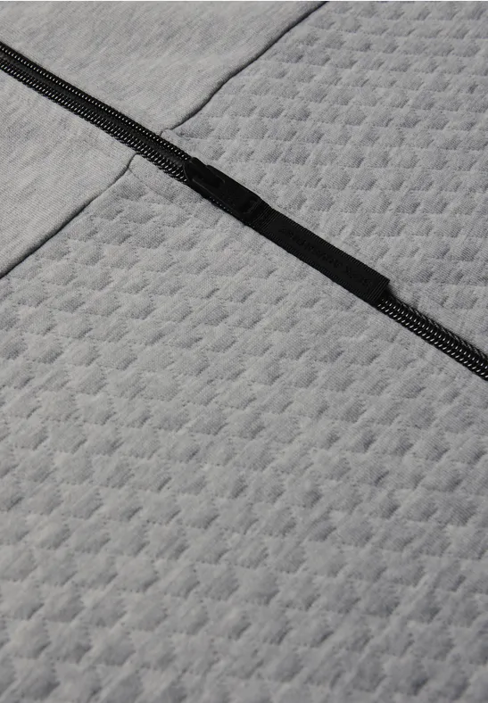 Veste avec structure 3D warm grey melange