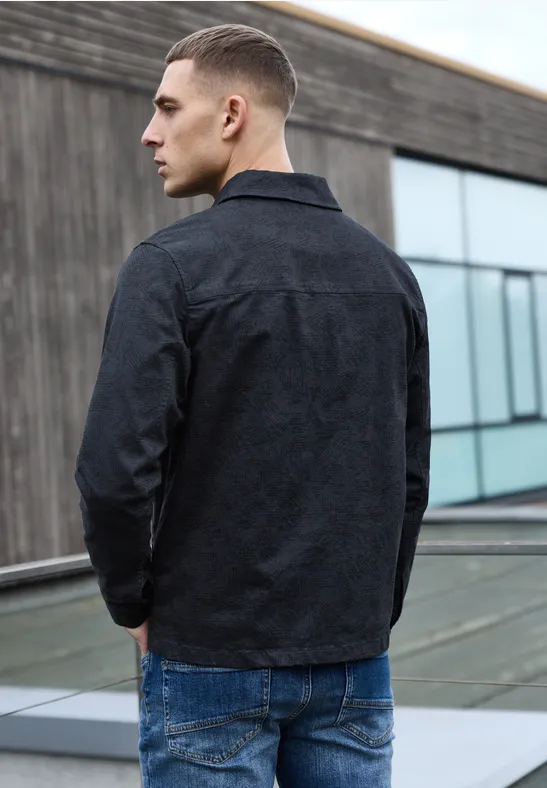 Overshirt im Washed-Look nocturnal blue