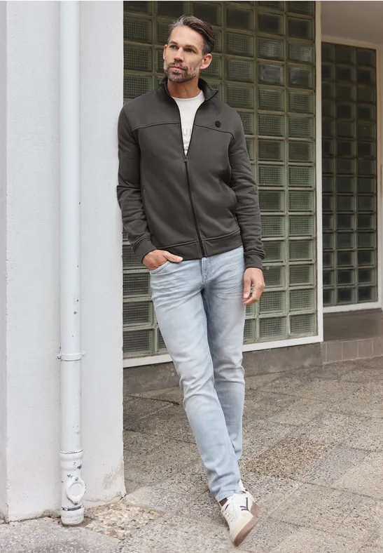 Softe Basic Jacke oil grey