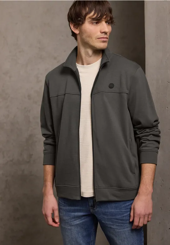 Softe Basic Jacke oil grey