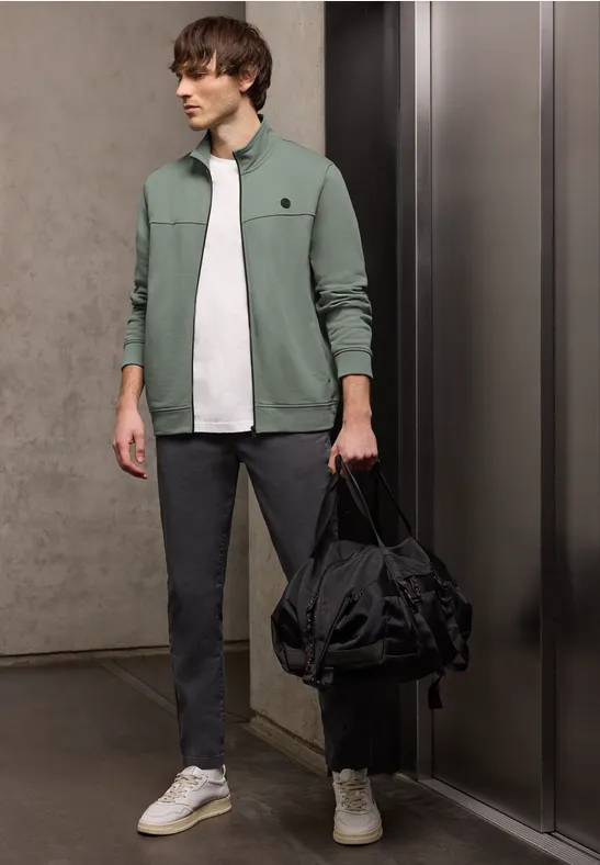 Veste soft basic dusty mint