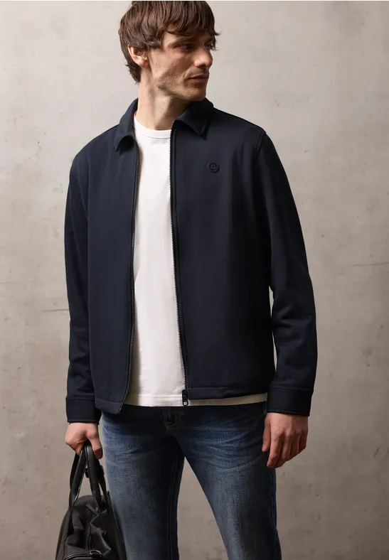 Blouson piqué dark ink blue