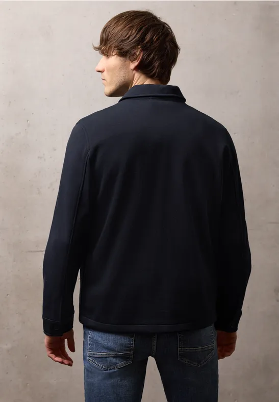 Blouson piqué dark ink blue