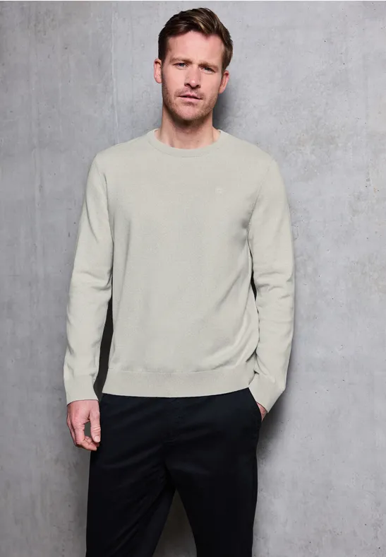 Sweter bawełniany Basic bright white