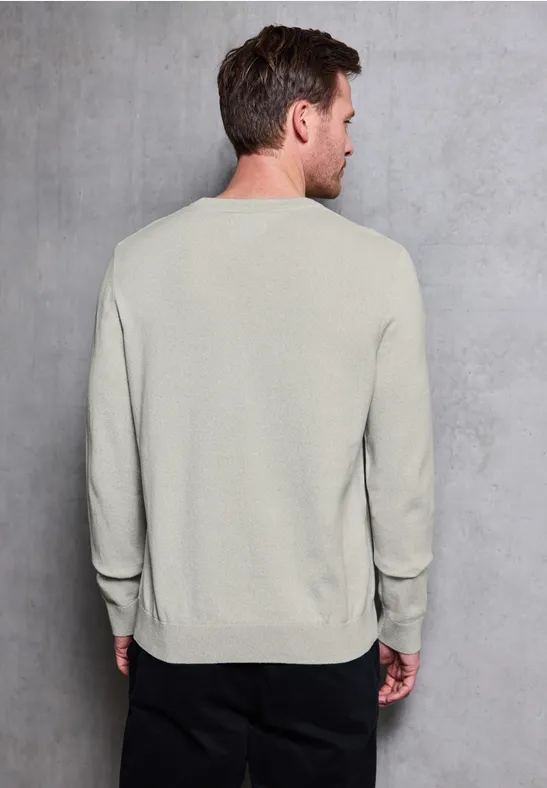 Sweter bawełniany Basic bright white