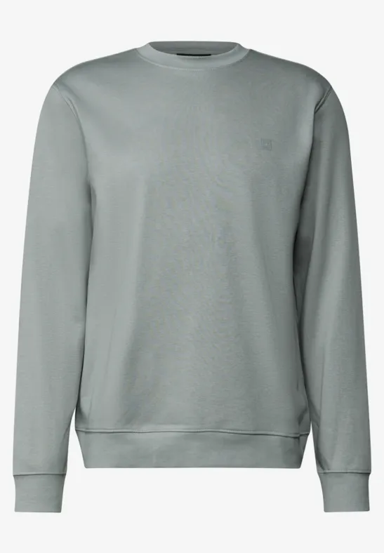 Sweater met ronde hals silver green