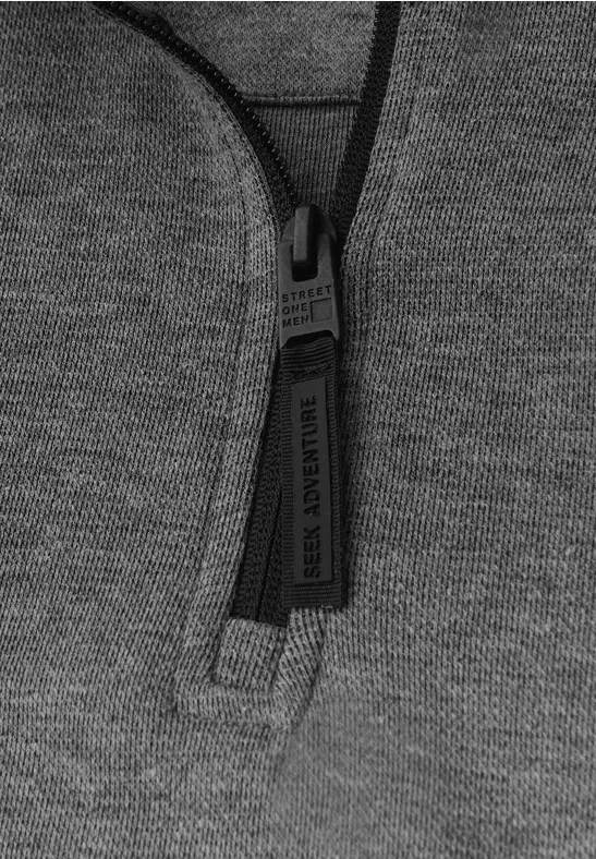 Sweat-shirt à col roulé piqué null
