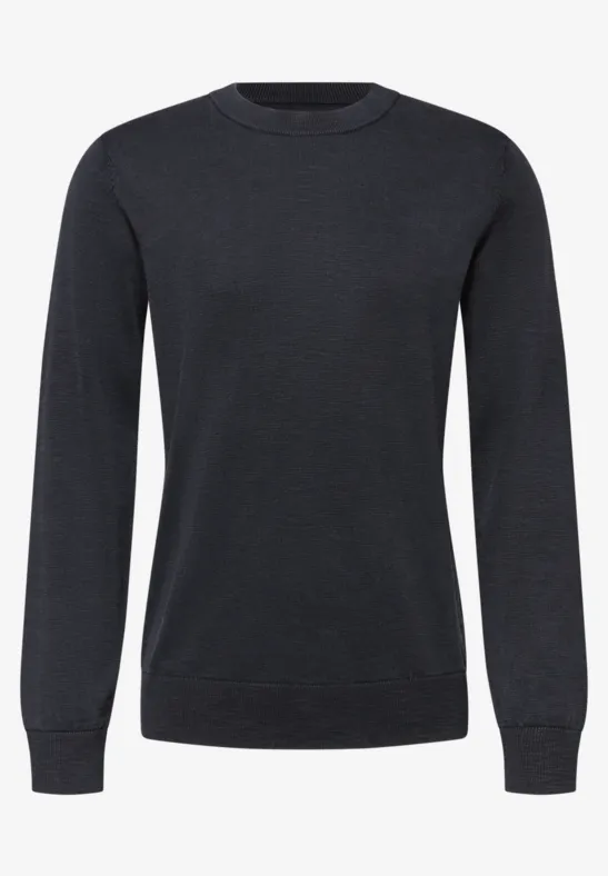Pullover mit Washed-Effekt dark ink blue