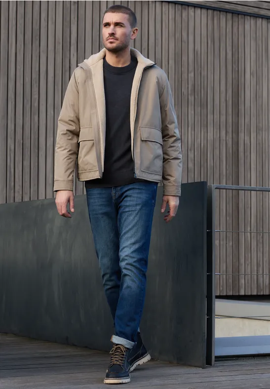 Pullover mit Washed-Effekt dark ink blue