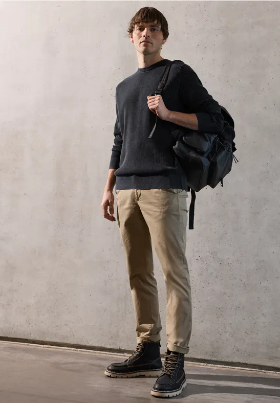 Pull à look délavé dark ink blue