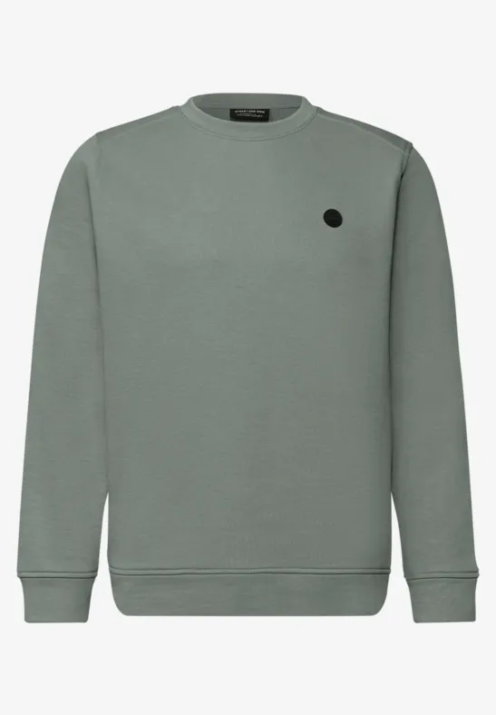Sweater met ronde hals dusty mint