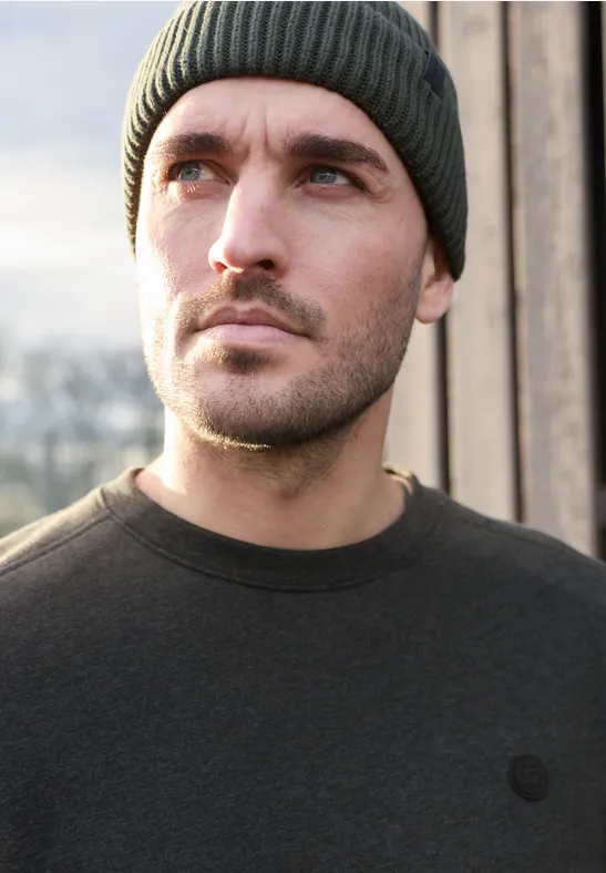 Rundhals Sweatshirt oil grey