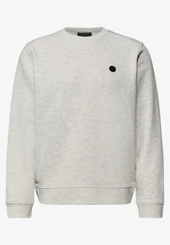 Sweater met ronde hals white sand