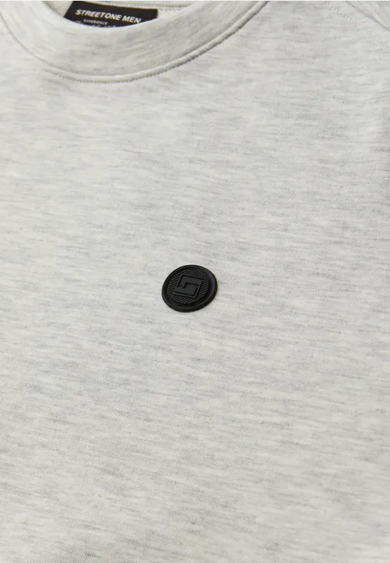 Sweater met ronde hals white sand