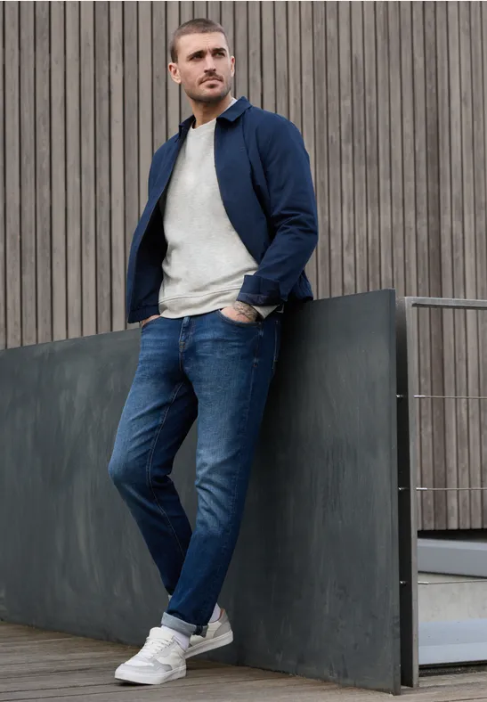 Sweater met ronde hals white sand