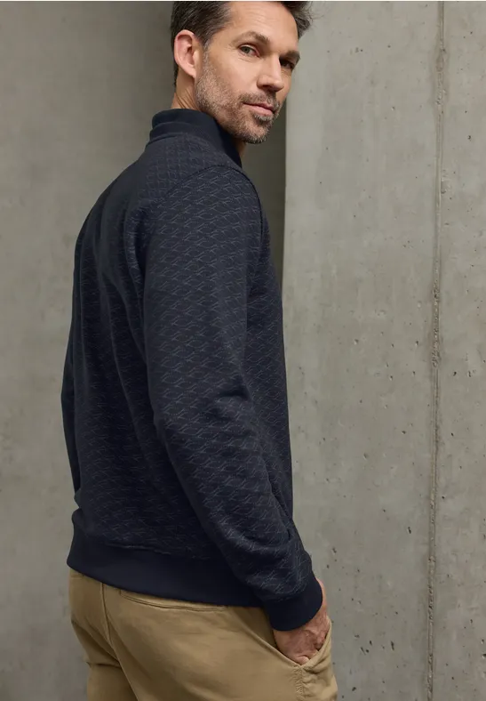 Sweat-shirt à motifs dark ink blue