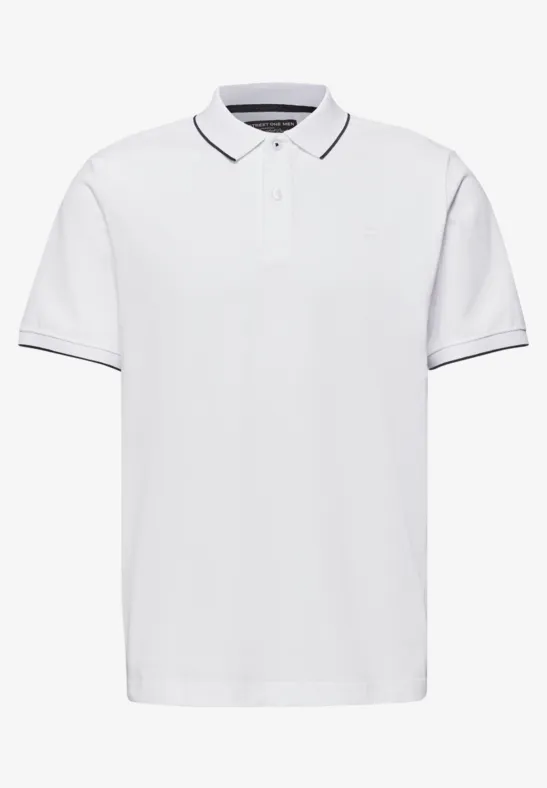 Polo de base bright white