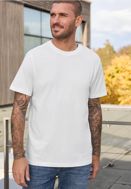 Koszulki Basic 2 Pack black/white