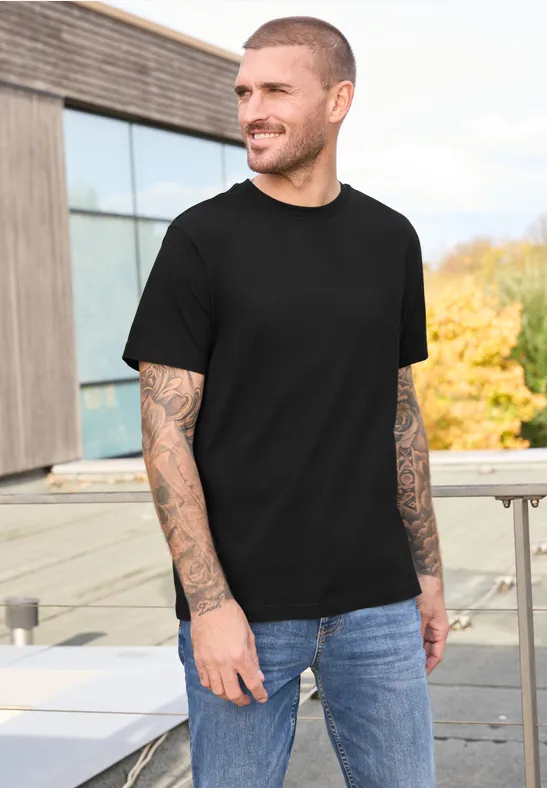 Koszulki Basic 2 Pack black/white