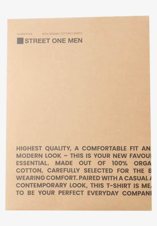 Koszulki Basic 2 Pack black/white